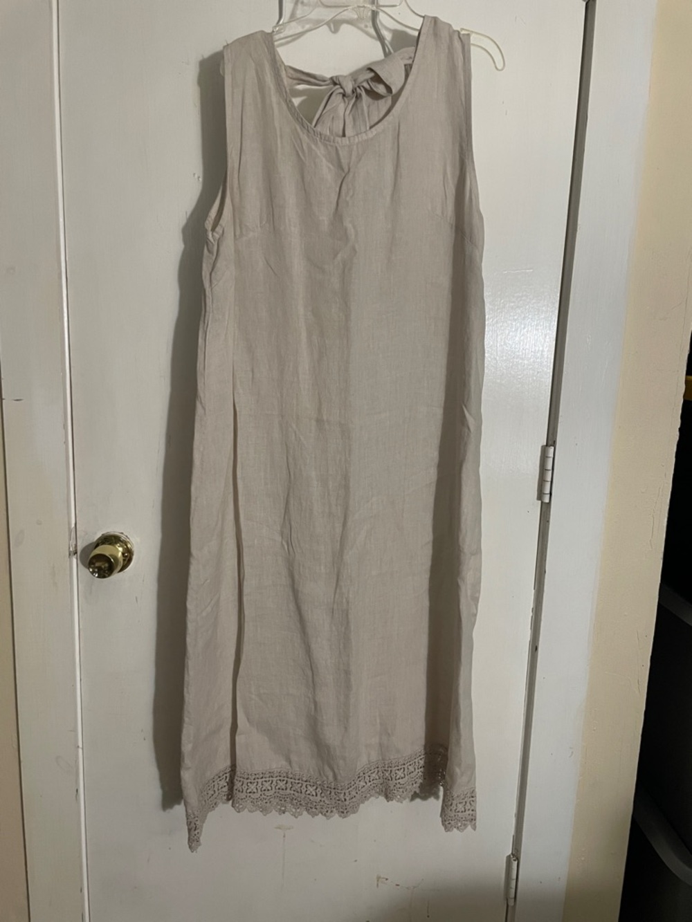 Rosemarine Made in italy embroidered linen dress